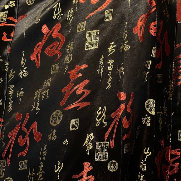 Satin Kimono Robe - Picture 4 of 5